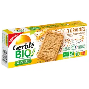 Gerblé Bio 3 Graines Kasha Sésame Pavot 132gVendu paratida-santediscount