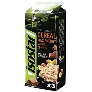 Isostar Cereal Max Energy Barre Énergétique Noisettes Chocolat 3 unitésVendu paramazon