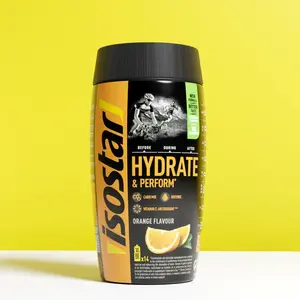 Boisson isotonique poudre HYDRATE & PERFORM orange 560g - ISOSTAR pas cher
