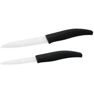 Comparateur de prix : Nirosta - Lot de 2 couteaux avec lames en céramique de 12,5 et 18 cm de