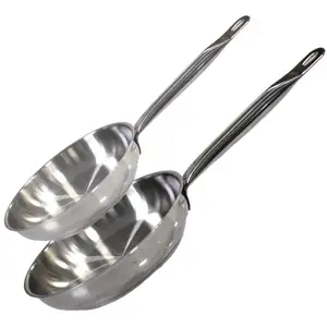 Comparateur de prix : Lot de 2 poêles inox de 24 cm et 28 cm Elo Profi Therm 9903350