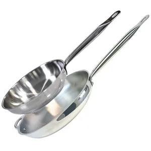 Comparateur de prix : Elo - Lot de 2 poêles inox de 28 cm et 32 cm Elo Profi Therm