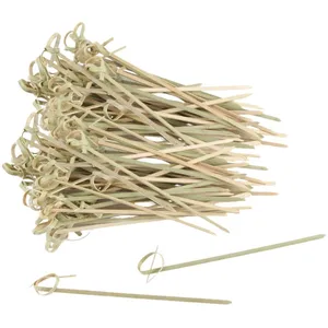 Lot de 100 pics à brochettes en bambou de 10 cm Fackelmann Wood Editio... pas cher