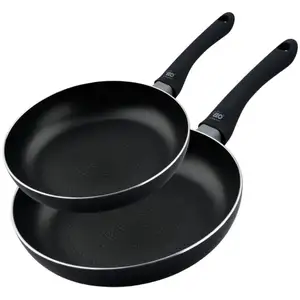 Comparateur de prix : Lot de 2 poêles de cuisine 20 cm et 24 cm fond en nid d'abeille Elo Smart life