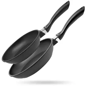 Lot de 2 poêles à frire en aluminium 20 cm et 24 cm Elo Alucast ref. 9904750 pas cher
