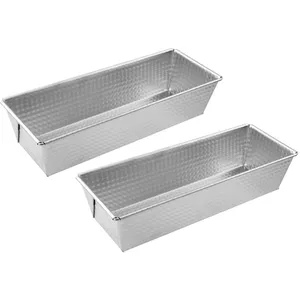 Moules à cakes - ZENKER - Silver - 30 x 11,5 cm - Acier étamé - Gris pas cher