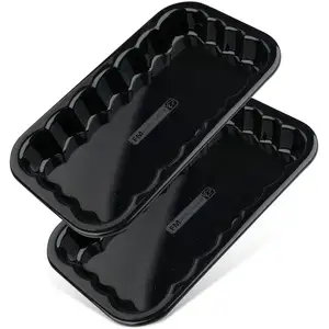 Comparateur de prix : Fackelmann Lot de 2 plats à barbecue en acier émaillé 21 x 12 cm - FM ...