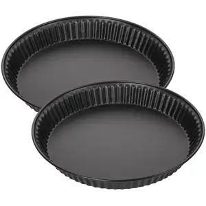 Comparateur de prix : Lot de 2 moules à quiche lorraine 30 cm - ZENKER - Spécial Countries -...
