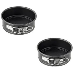 Comparateur de prix : Fackelmann - Lot de 2 petits moules à manqué à charnière 12 cm Zenker ...