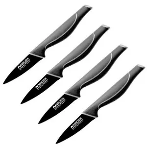 Comparateur de prix : Nirosta - Ensemble de 4 Couteaux à légumes 20 cm Nirosta Black Edition