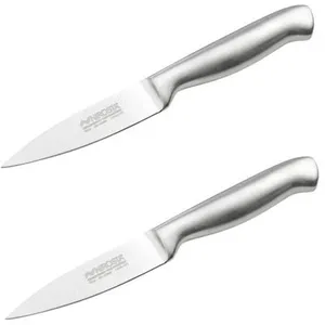 Ensemble de 2 Couteaux d'office en inox 20 cm en tout Nirosta Star  