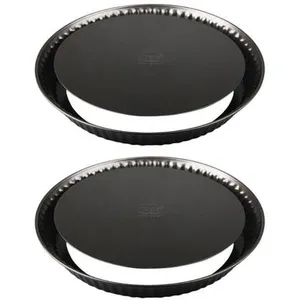 Comparateur de prix : Dr. Oetker - Set de 2 Moules à tartes avec fond amovible Dr. Oetker Tr...