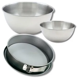 ZENKER Set à pâtisserie avec 1 Moule à charnière rond 28 cm à fond plat, 1 sp... pas cher