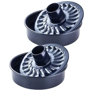 Ensemble de 2 moules à manqué et savarin double fond 28 cm dr. Oetker ... pas cher
