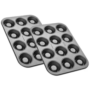 Ensemble de 2 Moules pour 24 babas au rhum Zenker Spécial Créative pas cher