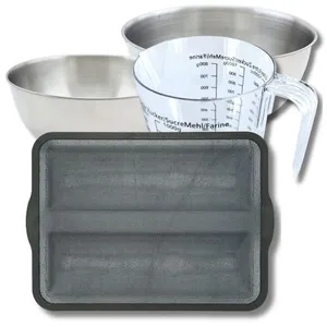 Set pâtisserie avec moule 2 baguettes de pain 36 x 26 cm en silicone, ...Vendu paramazon