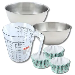 ZENKER Set pâtisserie avec 50 moules à muffins fleurs liberty en papier, 2 bo... pas cher