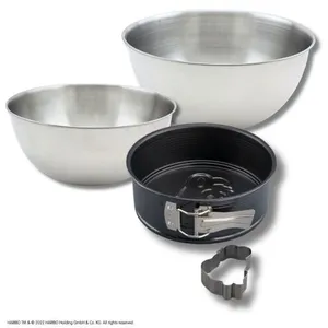 ZENKER Set pâtisserie avec mini moule à manqué 18 cm à charnière et emporte-p... pas cher
