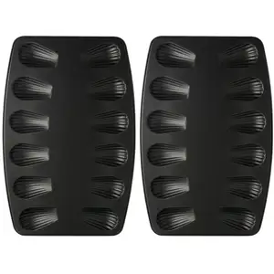 Comparateur de prix : Lot de 2 moules à madeleines 12 empreintes Zenker Spécial Countries 99...