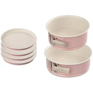Comparateur de prix : Fackelmann Set de 2 moules à manqué 18 et 20 cm et moules pour layer c...