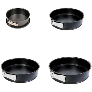 Comparateur de prix : Set de 4 moules à manquer à charnière 18 cm + 24 cm + 26 cm + 28 cm Dr...