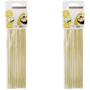 Comparateur de prix : 2 lots de 10 baguettes en bambou Fackelmann Asia Line ref 9986750