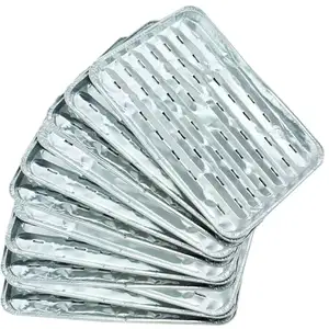 Comparateur de prix : Fackelmann - Lot de 20 barquettes en aluminium 34 x 23 cm Fackelmann