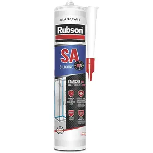 Comparateur de prix : Rubson - Mastic Sanitaire Pro SA1H (différents coloris) Couleur: Blanc