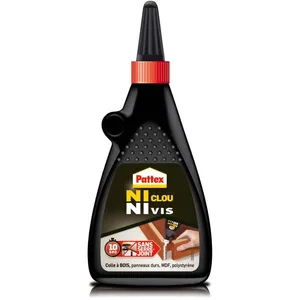 Comparateur de prix : Colle Ni clou ni vis Pattex - Bouteille 200 g