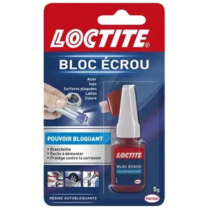Colle - LOCTITE - Bloc écrou - 5g - Multiusage - Freinage et étanchéité pas cher