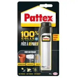 Pâte à Réparer 100% colle 64g - PATTEX