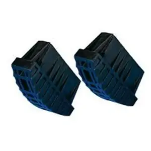 2 sabots de sécurité section de 60mm Noir - TUBESCA-COMABI - 9007004 pas cher