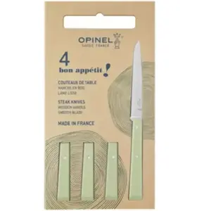 Set de couteaux OPINEL Coffret 4pcs Bon Appetit Sauge pas cher