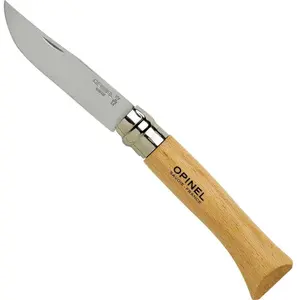 Comparateur de prix : Couteau Opinel N.10 Inox avec Lame Yatagan de 10 cm et Manche en Hêtre Français