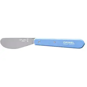 Couteau A Beurre Tartineur Opinel N 117 Bleu Azur 7 Cm Inox France pas cher