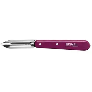 Econome Opinel N 115 Aubergine Eplucheur Lame 6 Cm Inox Hetre Cuisine pas cher