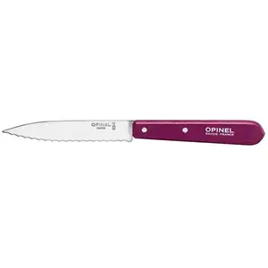 Couteau d'office OPINEL Crante No113 aubergine pas cher