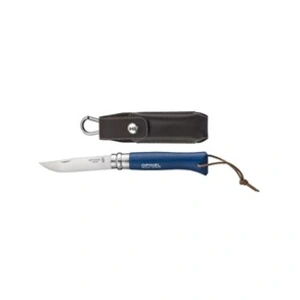 Opinel Canif No 08 Blue With Sheath pas cher