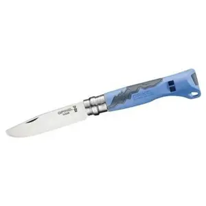 Opinel - Outdoor Junior No. 07 couteau de poche avec sifflet bleu pas cher
