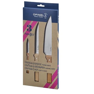 Comparateur de prix : Coffret trio parallele opinel - 3 couteaux de cuisine