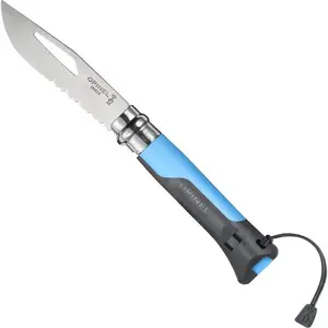 Comparateur de prix : Couteau N°8 Outdoor 8,5 cm Opinel 1576, Bleu