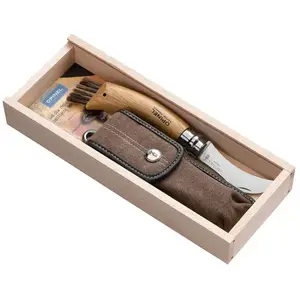 Comparateur de prix : Opinel N°08 Champignon Chêne Plumier + Etui - Couteau Chêne Taille unique