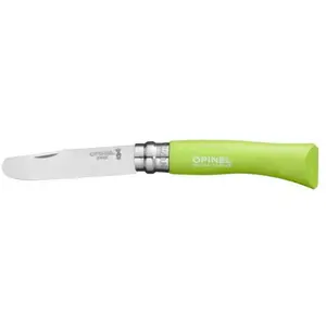 Comparateur de prix : Opinel - Kindermesser No 07 Rostfrei - Couteau taille 7,5 cm, blanc/vert
