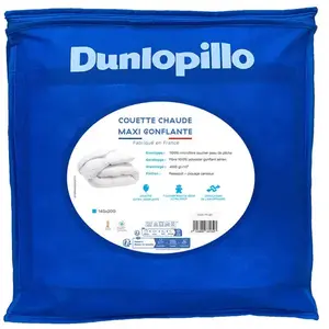 DUNLOPILLO Couette 140x200 cm MAXI GONFLANTEVendu parconforama