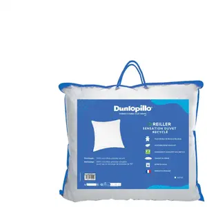 DUNLOPILLO Oreiller Carré 60x60 cm SENSATION DUVETVendu parconforama