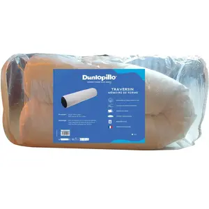 DUNLOPILLO Traversin 140 cm COTON 3D coloris blanc pas cher