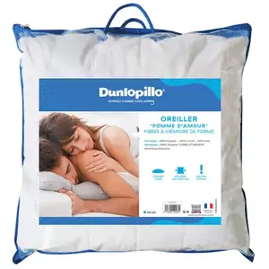 DUNLOPILLO Oreiller 60x60 cm POMME D'AMOUR coloris blanc