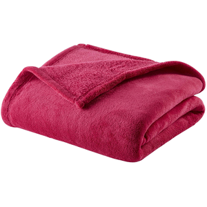 Comparateur de prix : DOUX NID Couverture Microlon - Microfibre 100% Polyester - Fuchsia - 100 x 150 cm