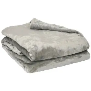 Comparateur de prix : Poyet Motte Couverture Microflanelle Grise 100% polyester 280g 240x220