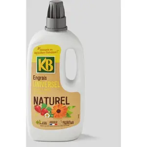 KB Engrais naturel Universel toutes Plantes, Légumes et Fruits 1LVendu parcarrefour